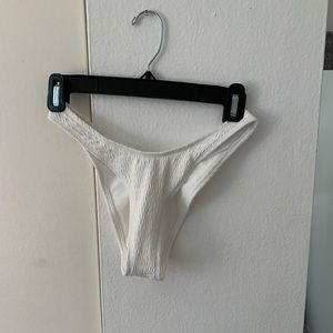 White bathing suit bottoms